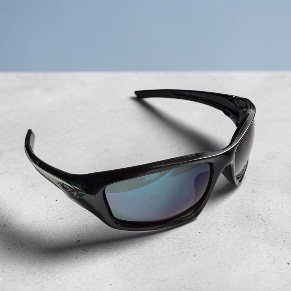 Oakley Valve Sunglasses OO9236-12 Matte Black Frame - Deep Blue Iridium